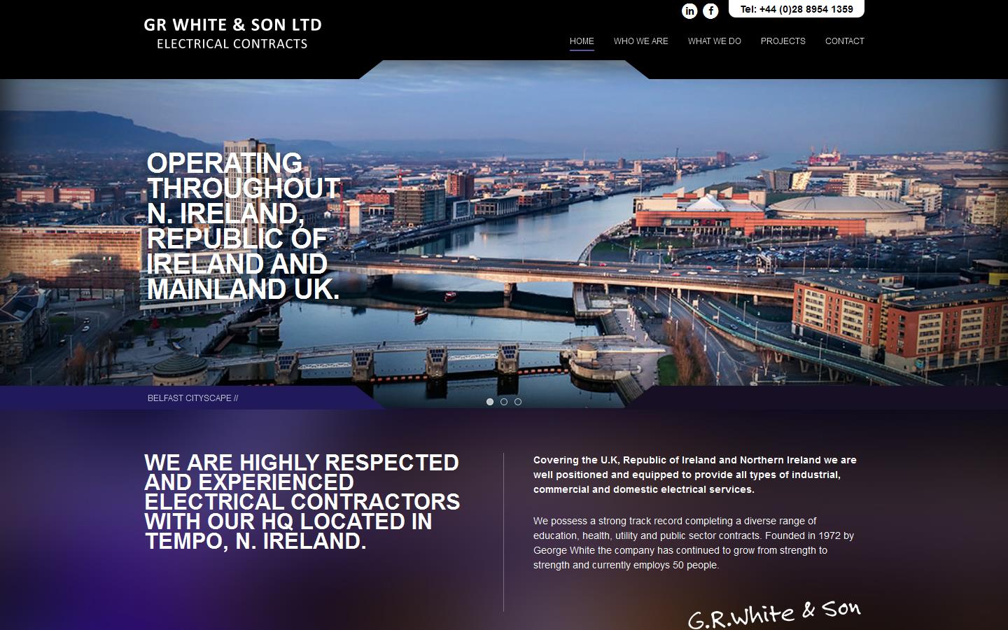 G R White & Son Ltd Website