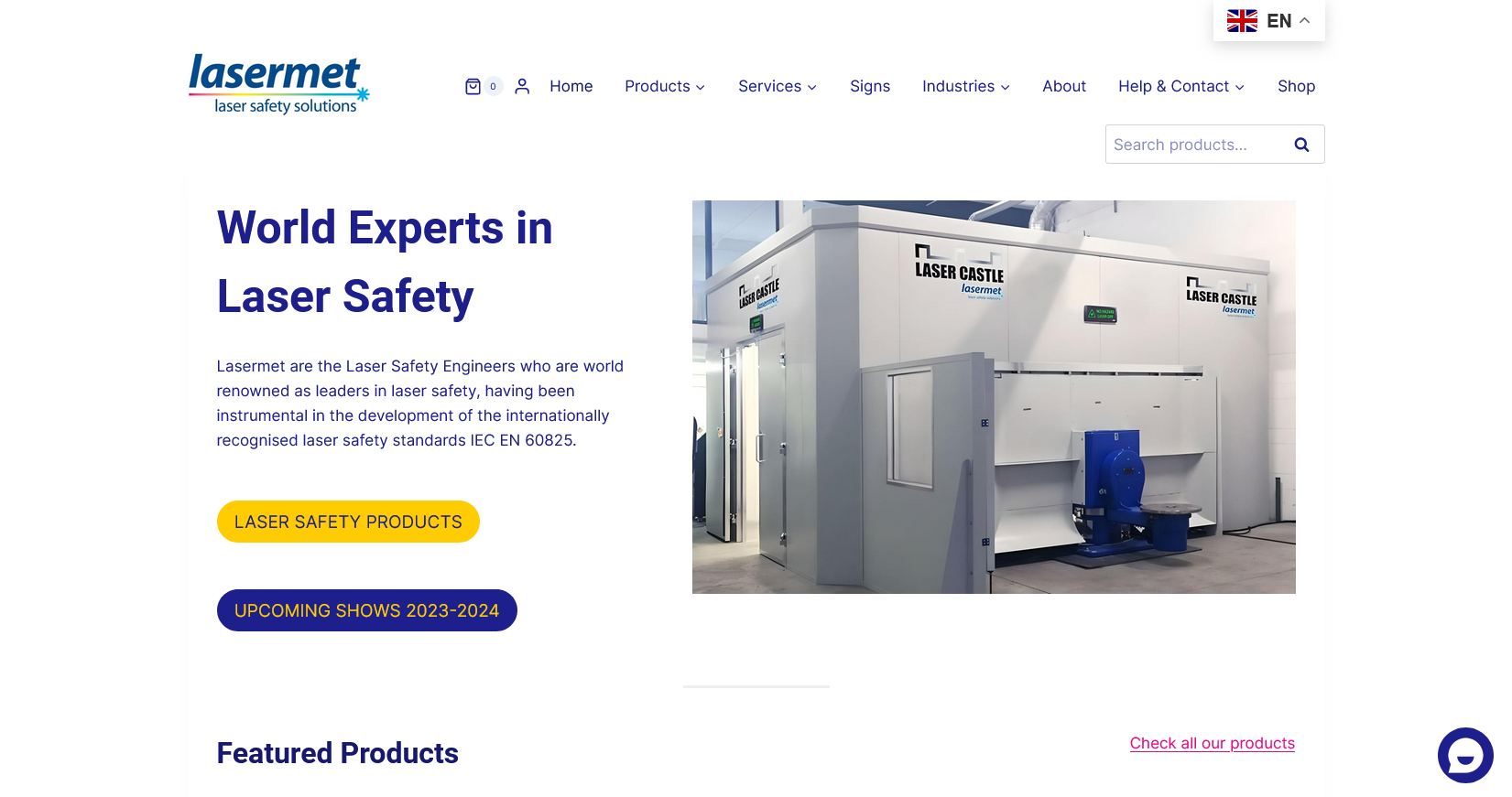 Lasermet Ltd Website