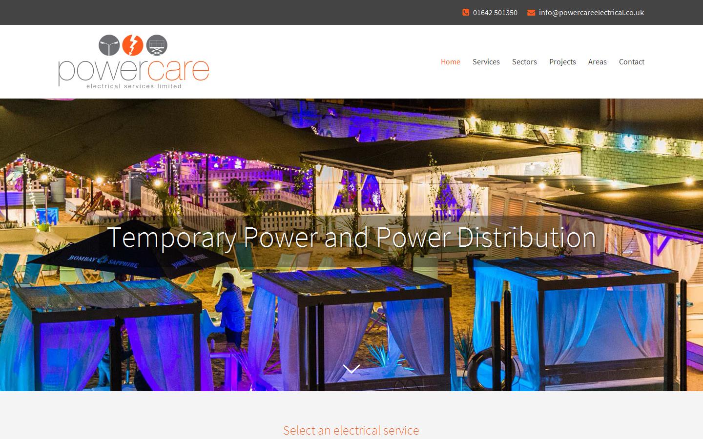 Powercare Electrical Services Ltd Website