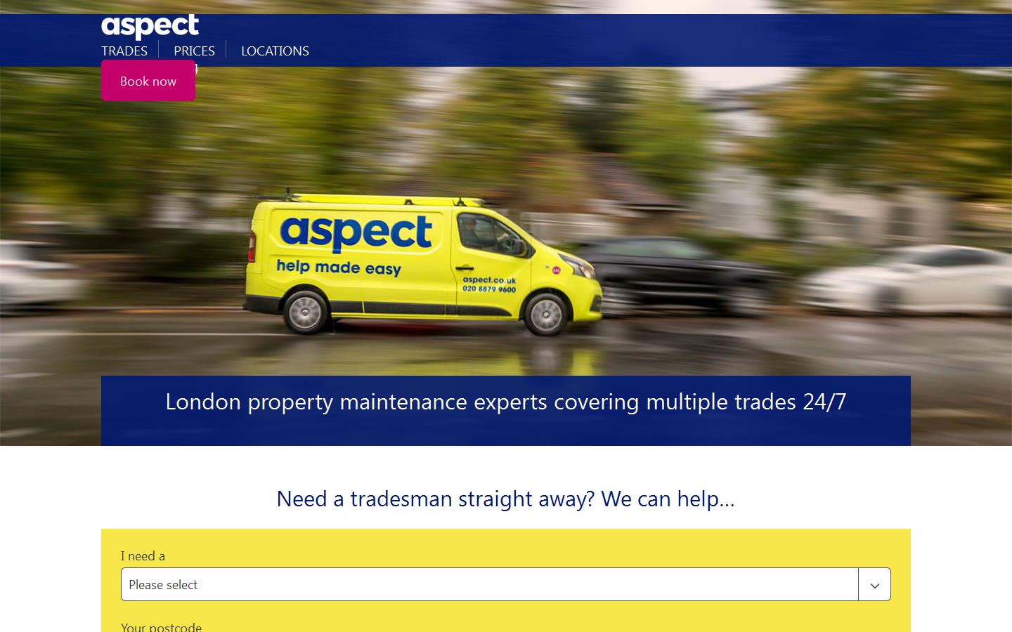 aspect.co.uk Website