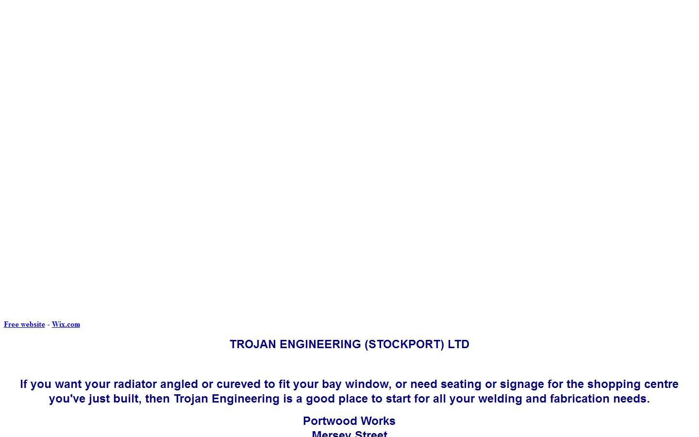 Trojan Engineering & Fabrication Website