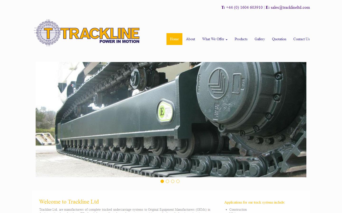 Trackline Ltd Website