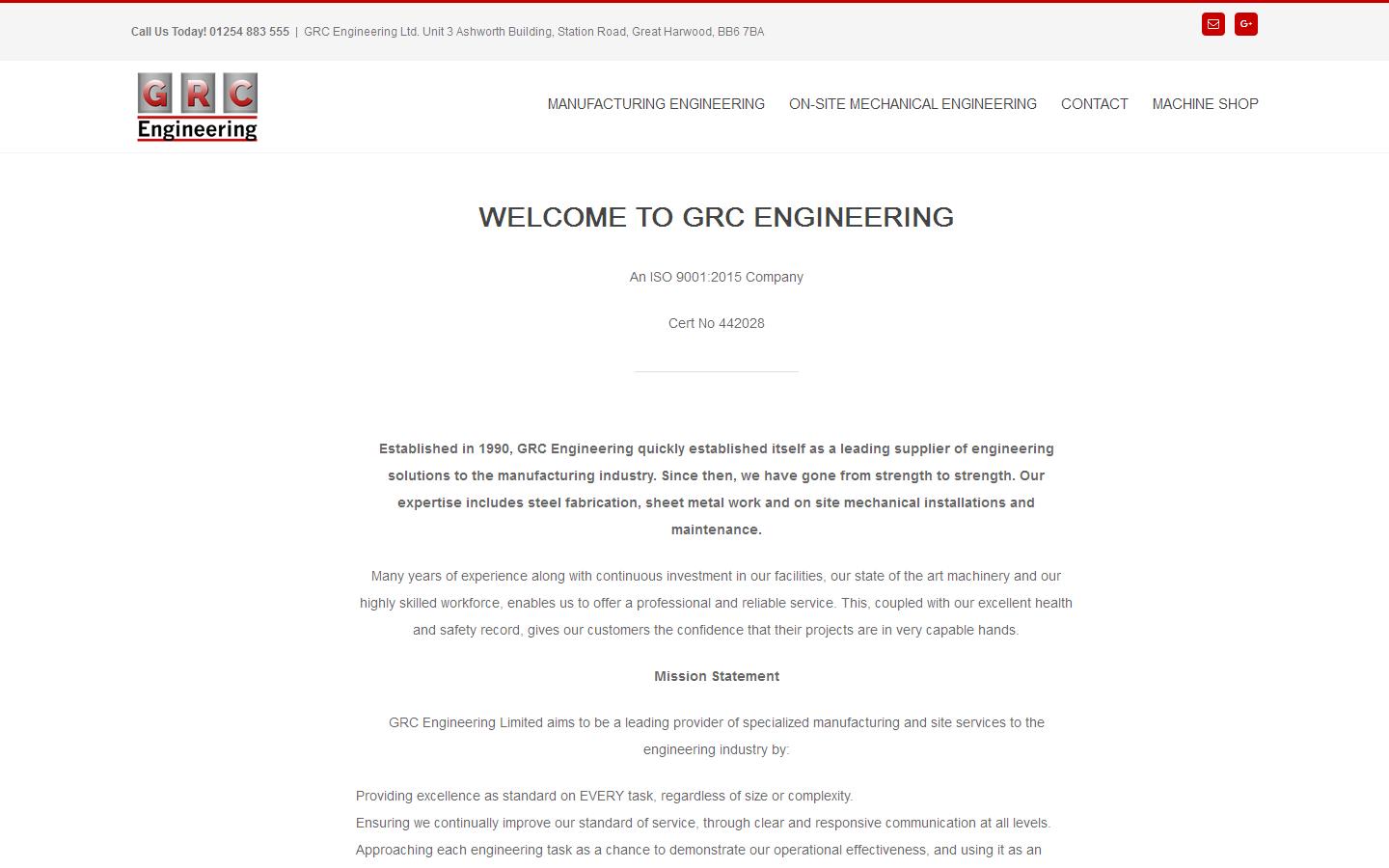 GRC Engineering Website