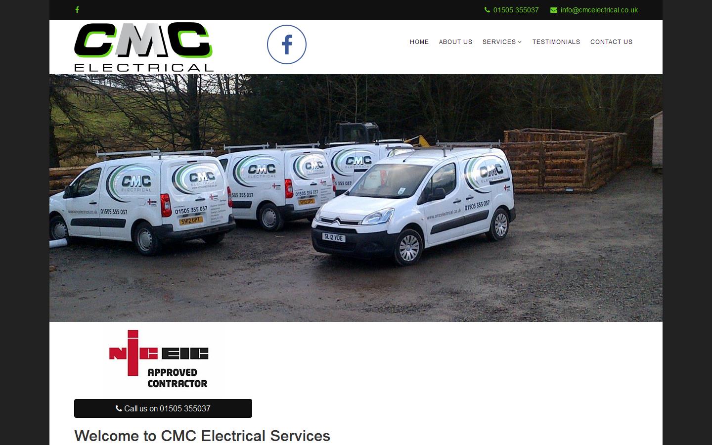 C M C Electrical Website