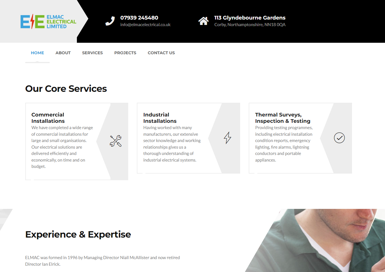 Elmac Electrical Ltd Website