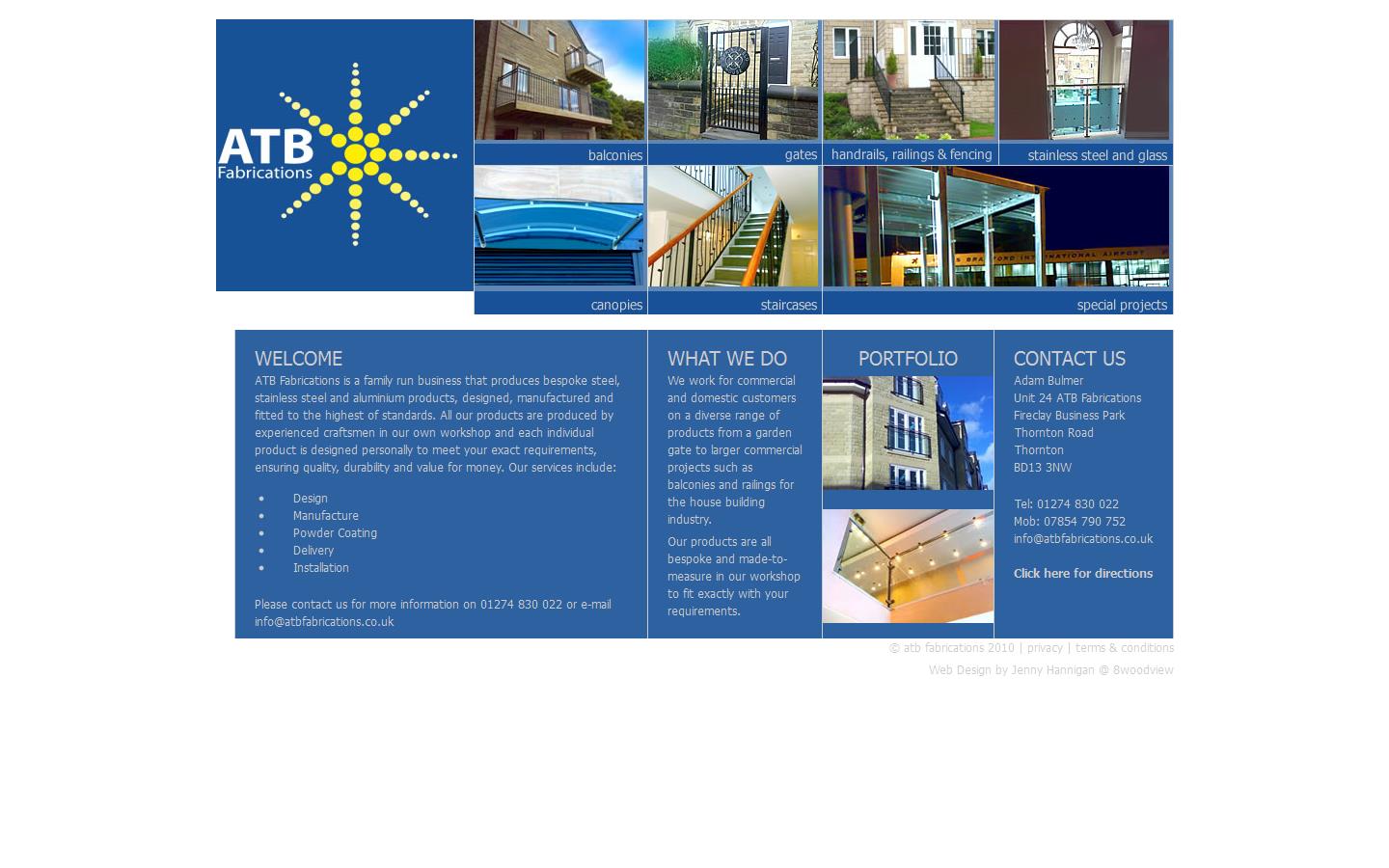 A T B Fabrications Website