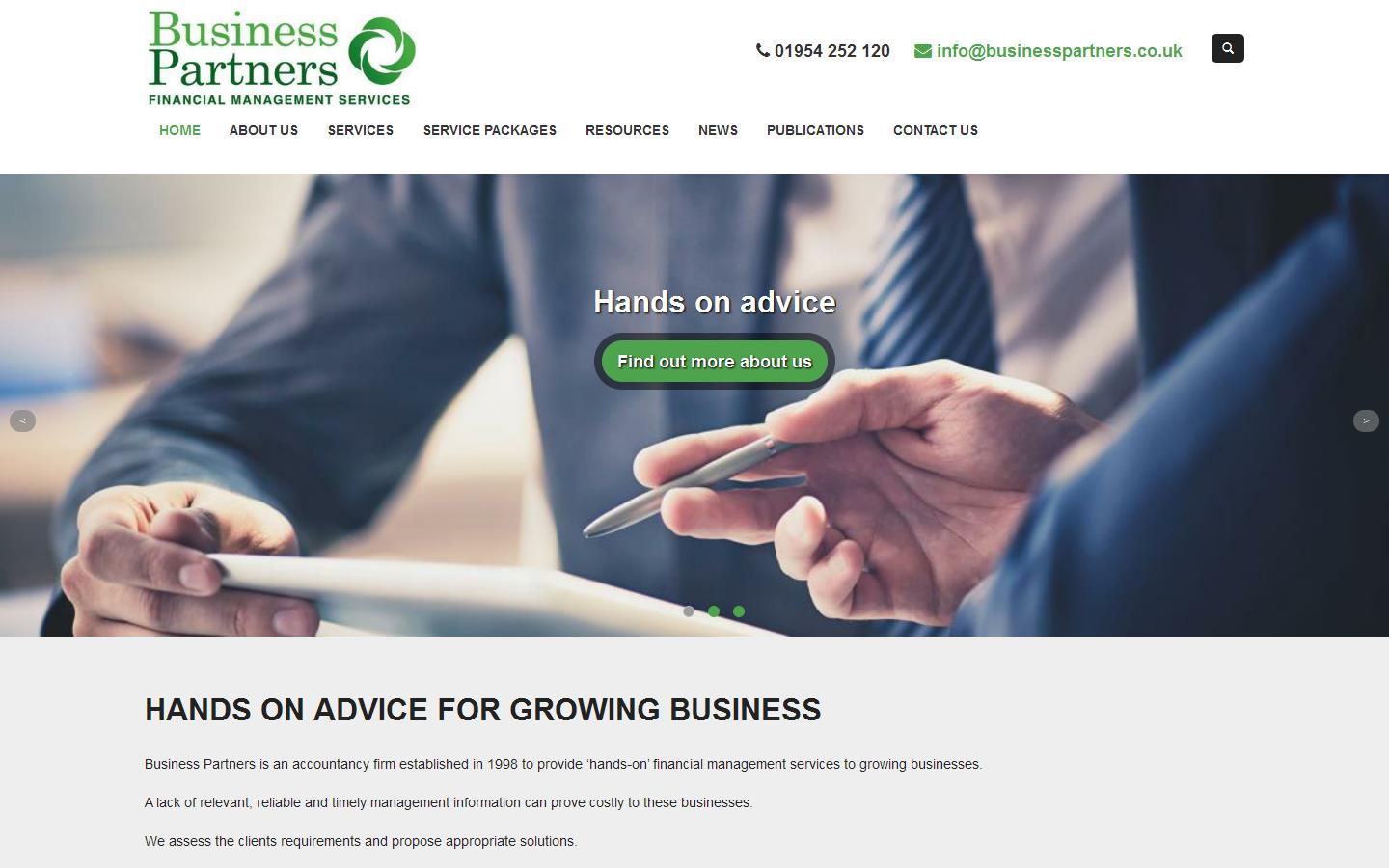 Business Partners Financial & Management Services Ltd Website