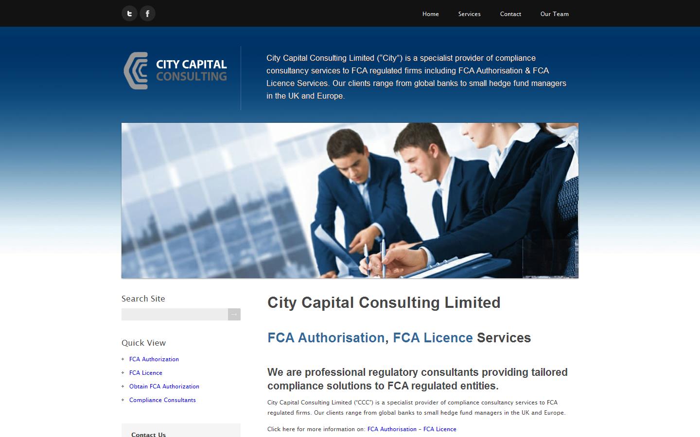 City Capital Consulting Ltd Website