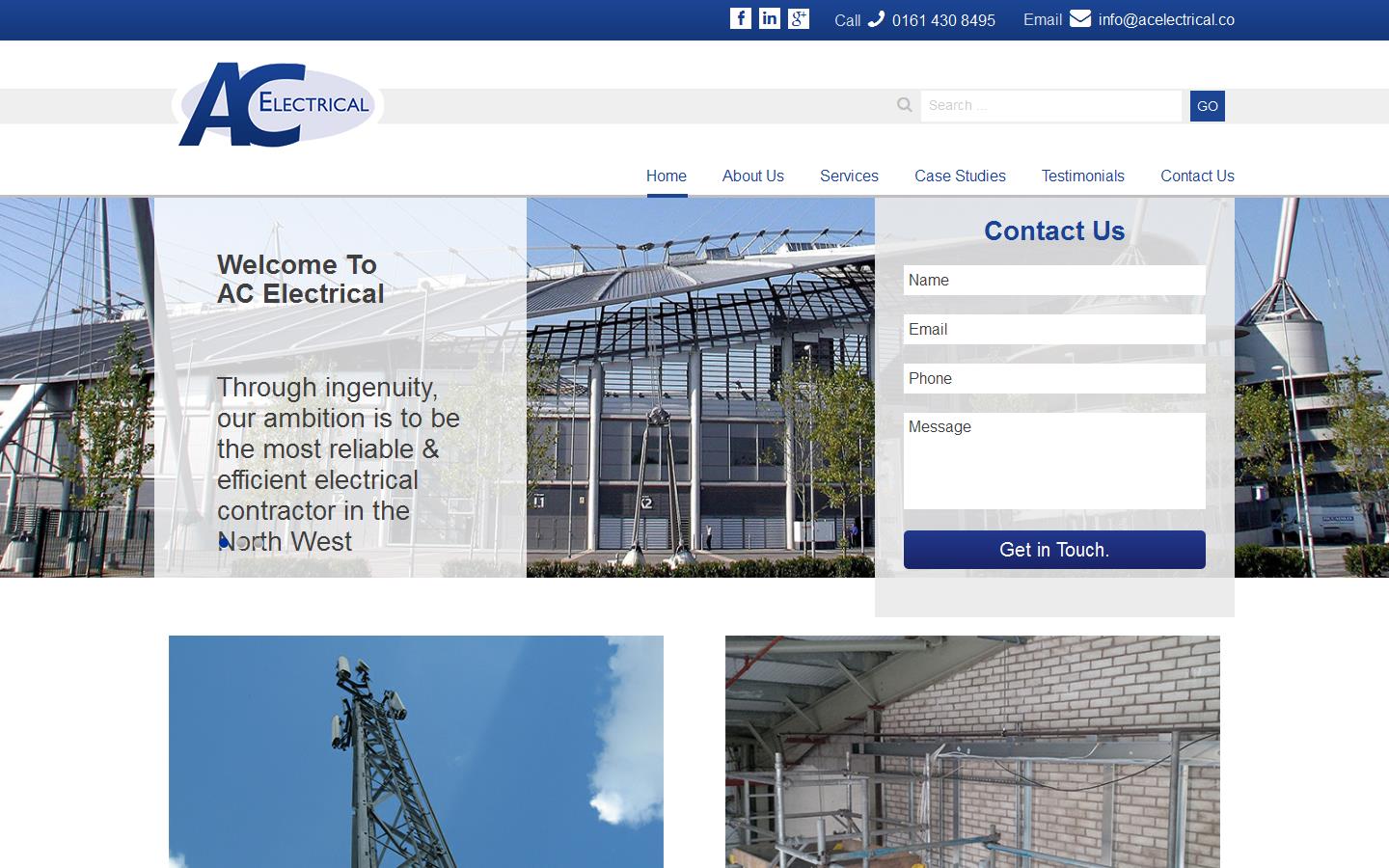 A C Electrical North Ltd Website