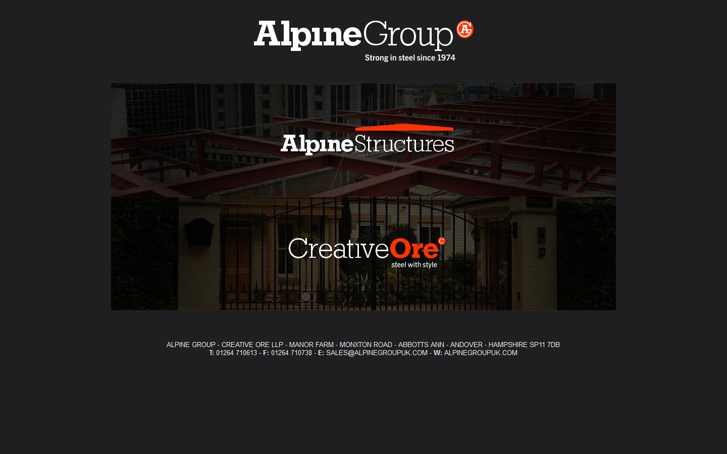 Alpine Group Ltd Website