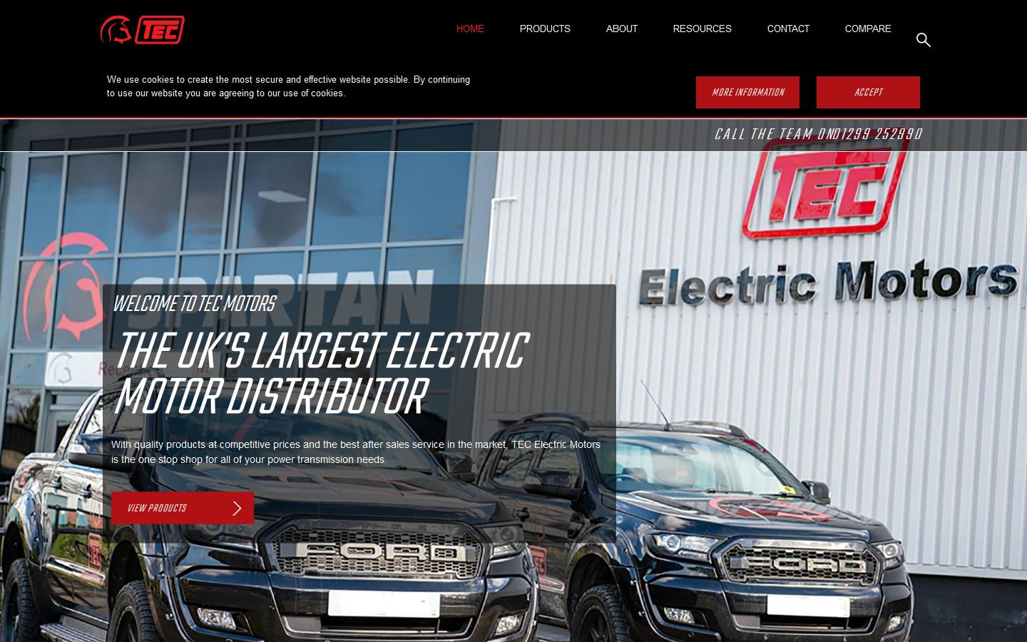 T E C Motors Website