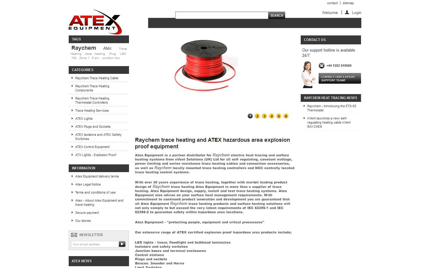 Atex Equipment Ltd Website