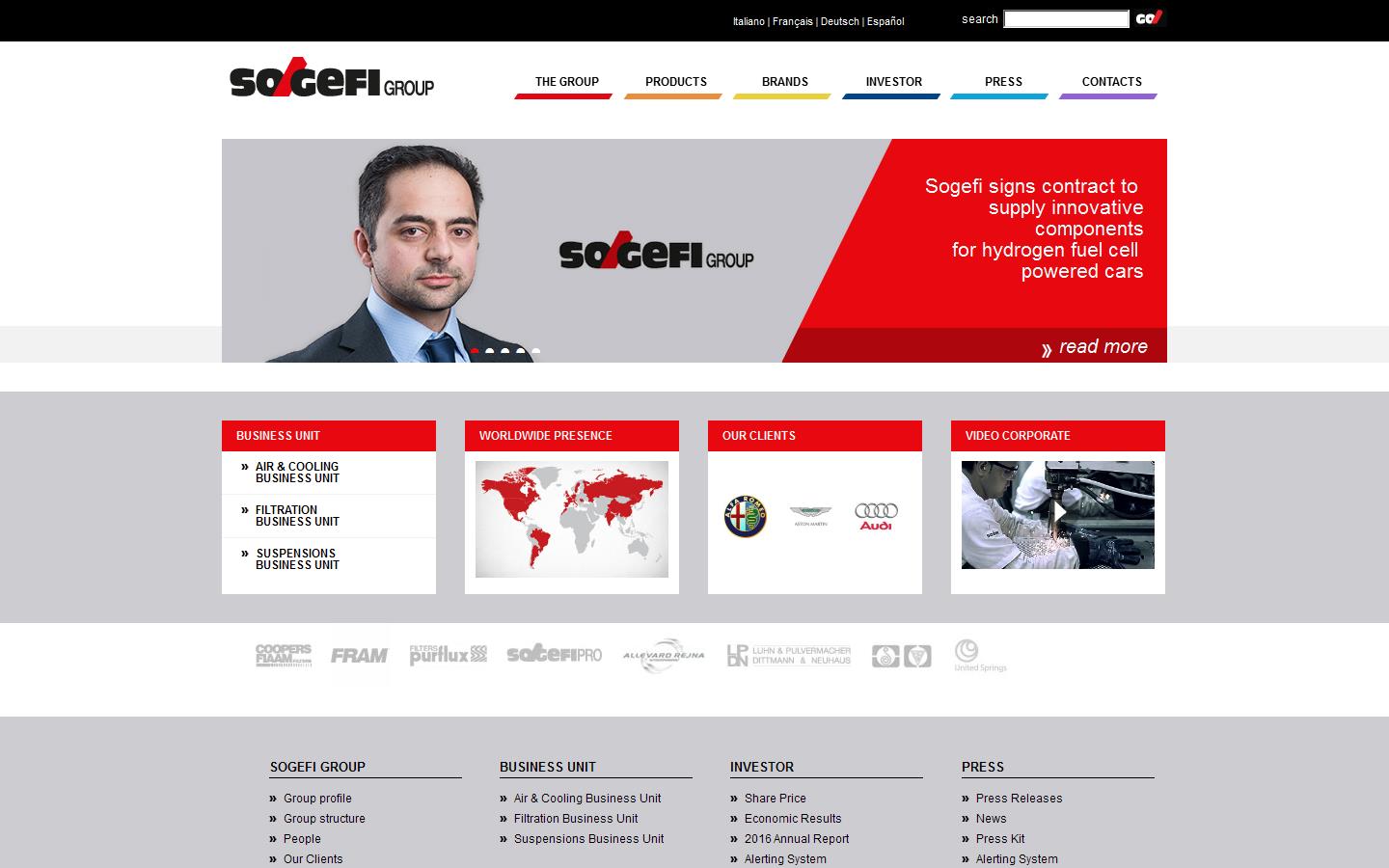 S O G E F I Filtration Ltd Website