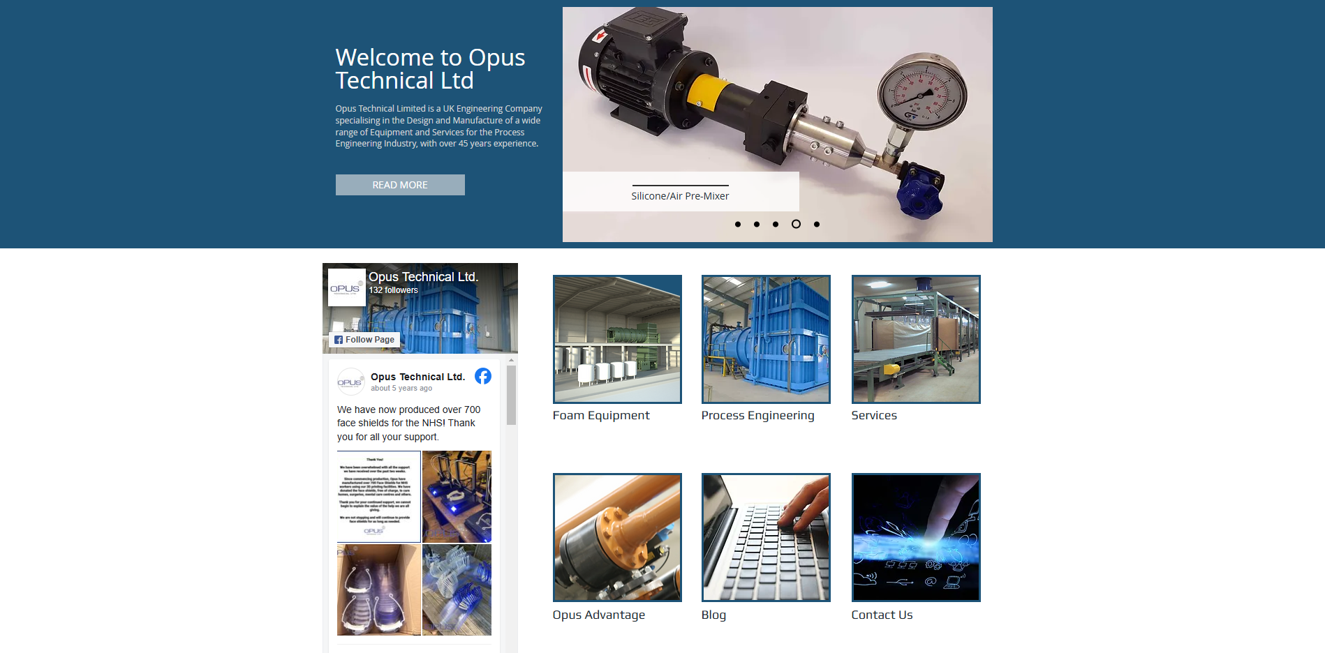 Opus Technical Ltd Website