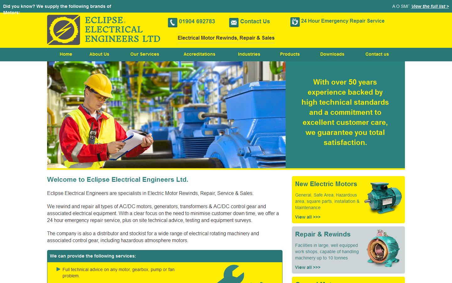 Eclipse Electrical Engineers Website