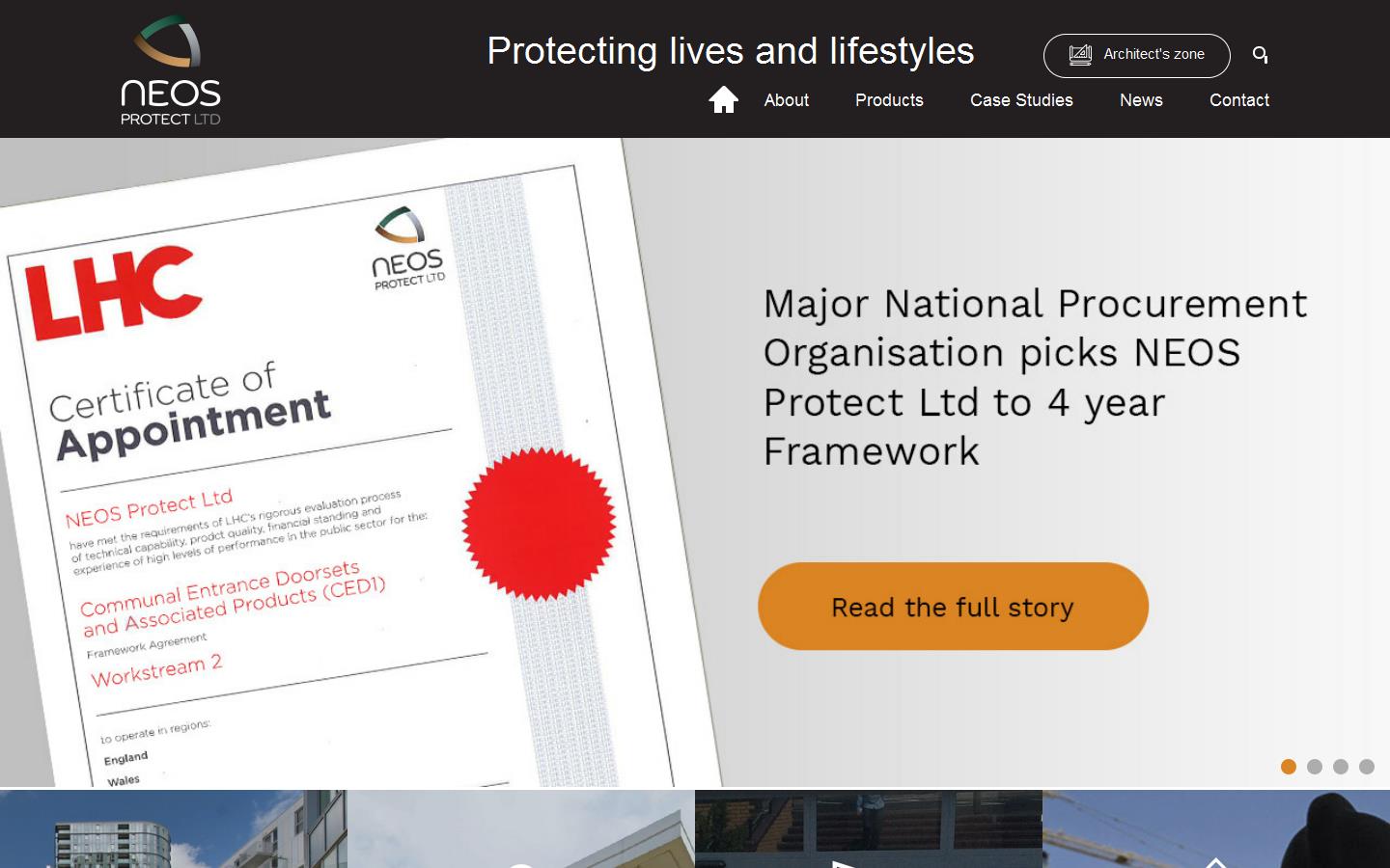 Neos Protect Website