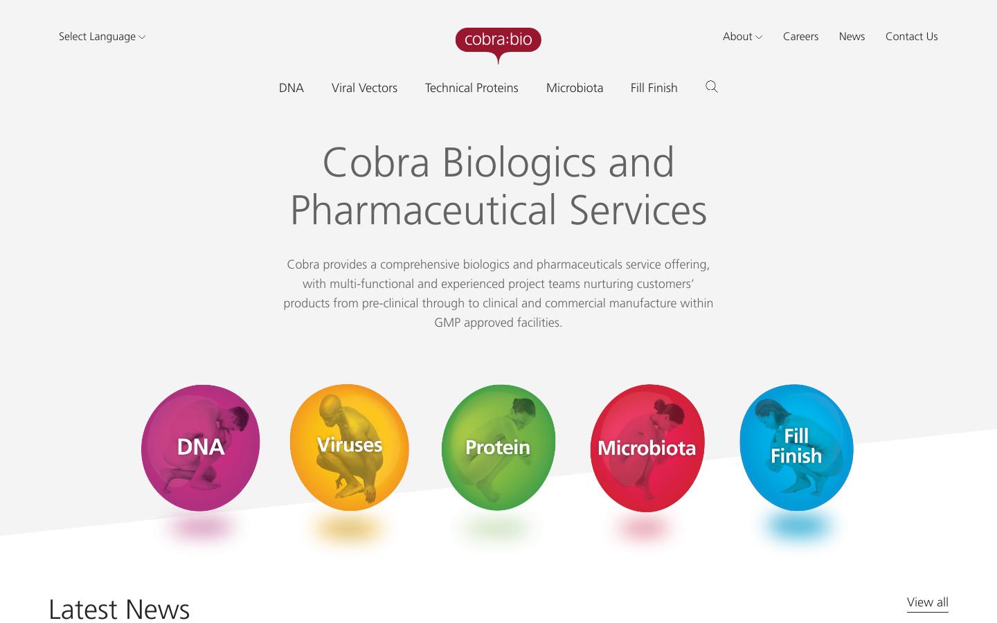 Cobra Biologics Website