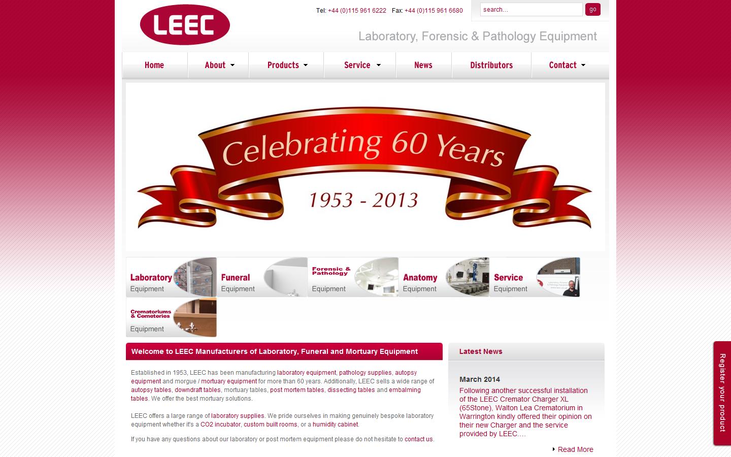 LEEC Ltd Website