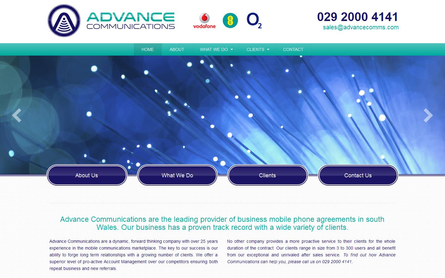 Advance Communications Website