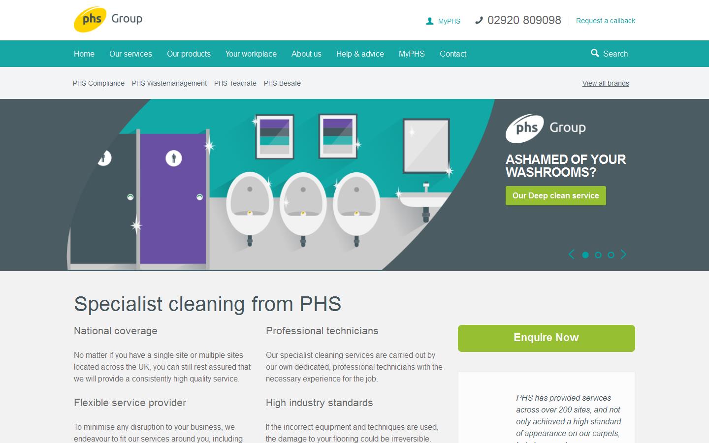 PHS Interclean Website