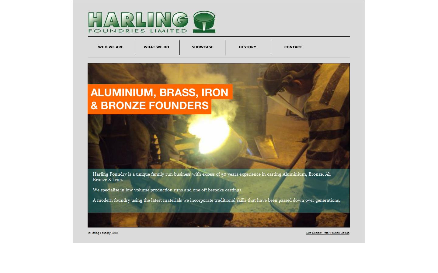 Harling Foundries Ltd Website