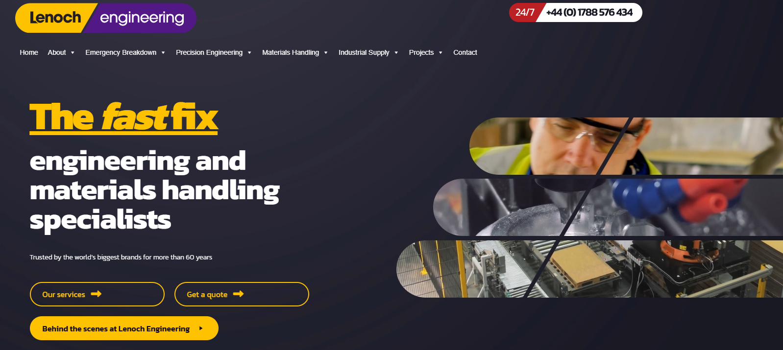 Lenoch Engineering Ltd Website