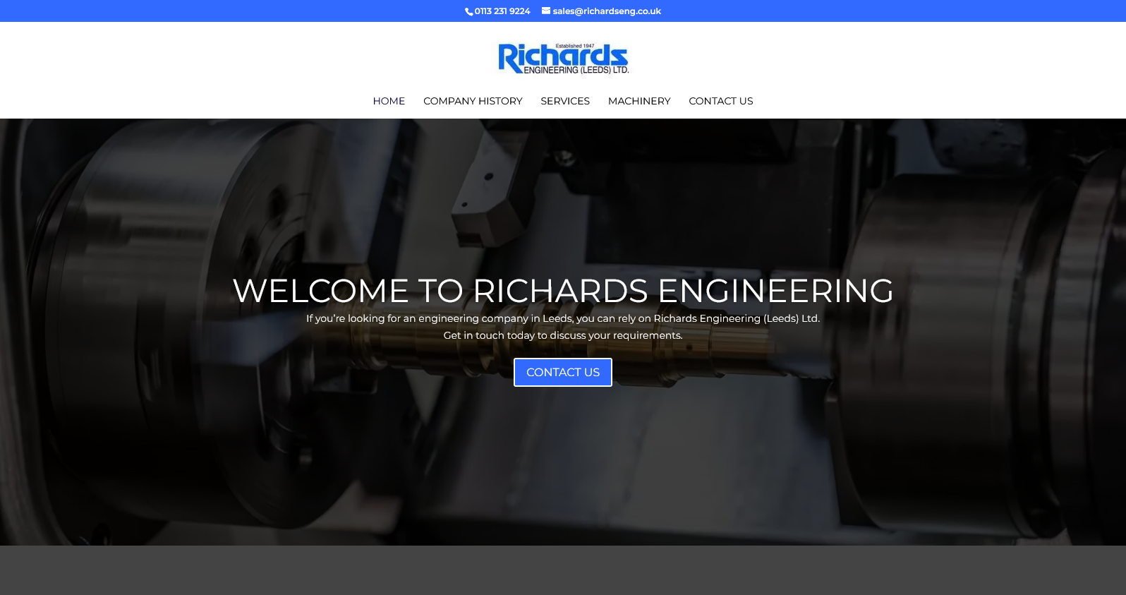 Richards Engineering Leeds Ltd Website