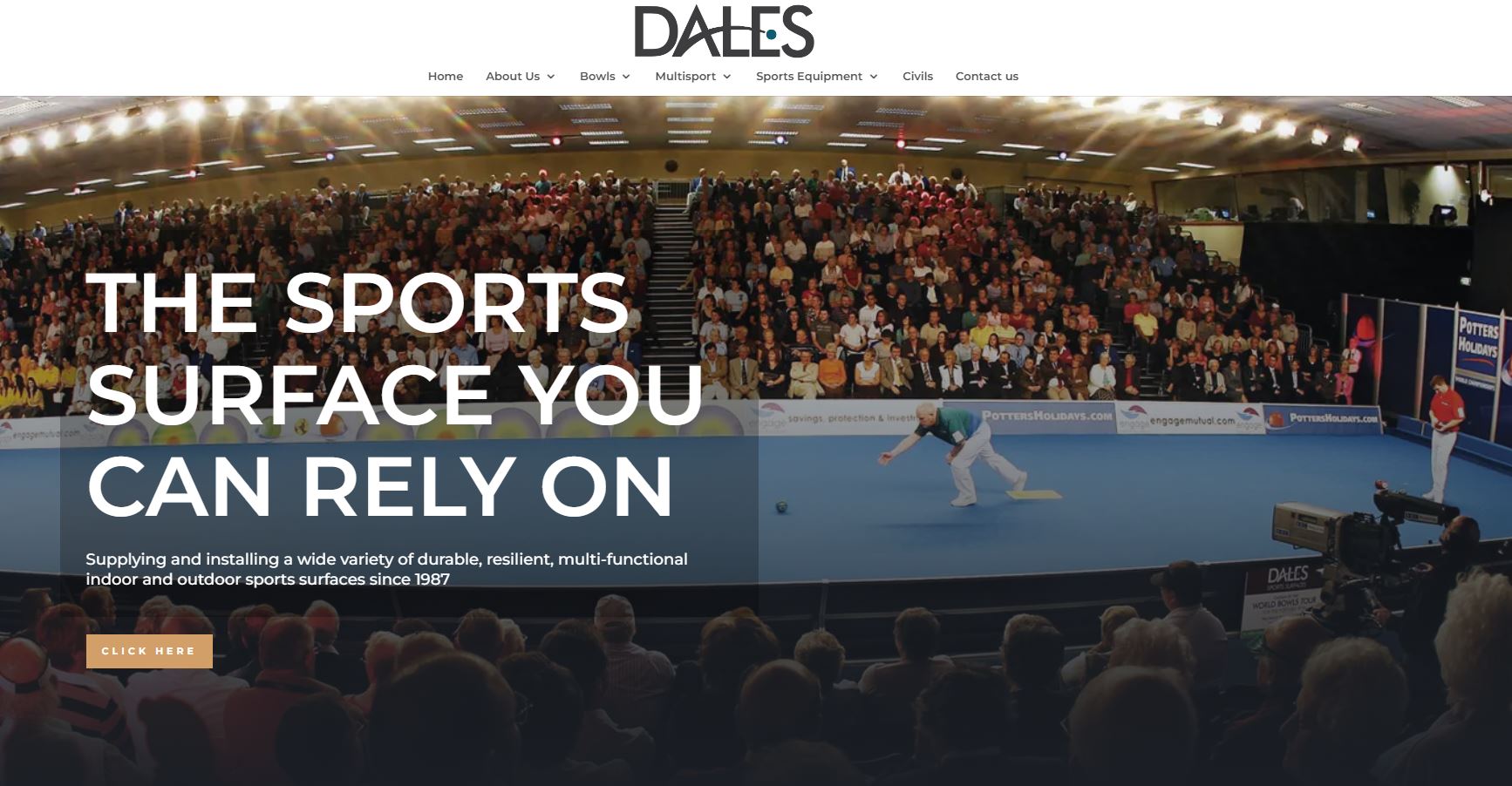 Dales Sports Surfaces Ltd Website