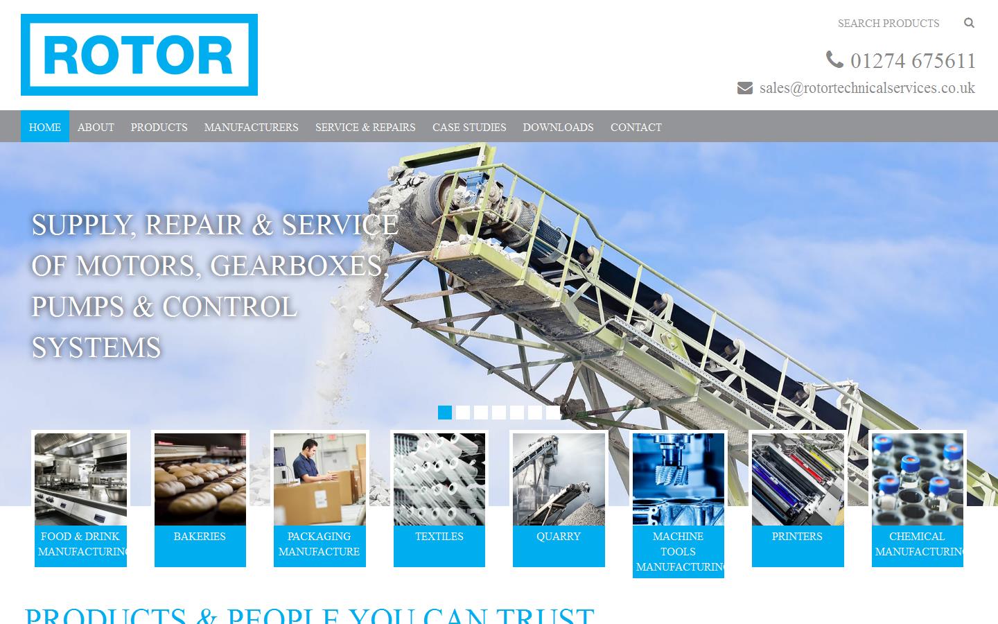 Rotor Technical Services Ltd Website