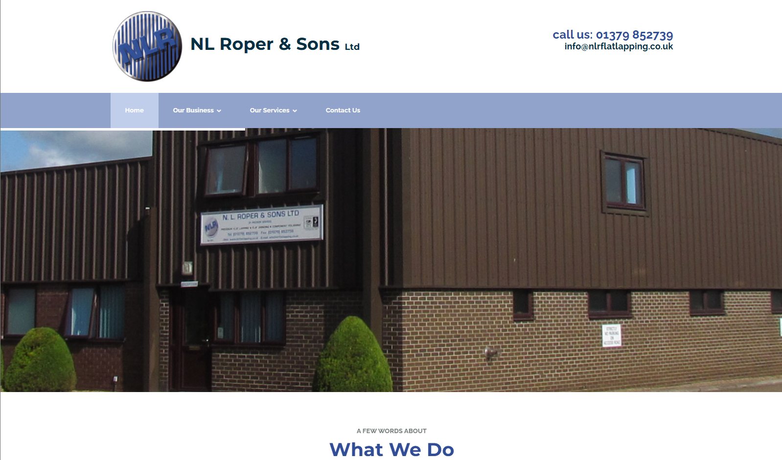 N L Roper & Sons Ltd Website