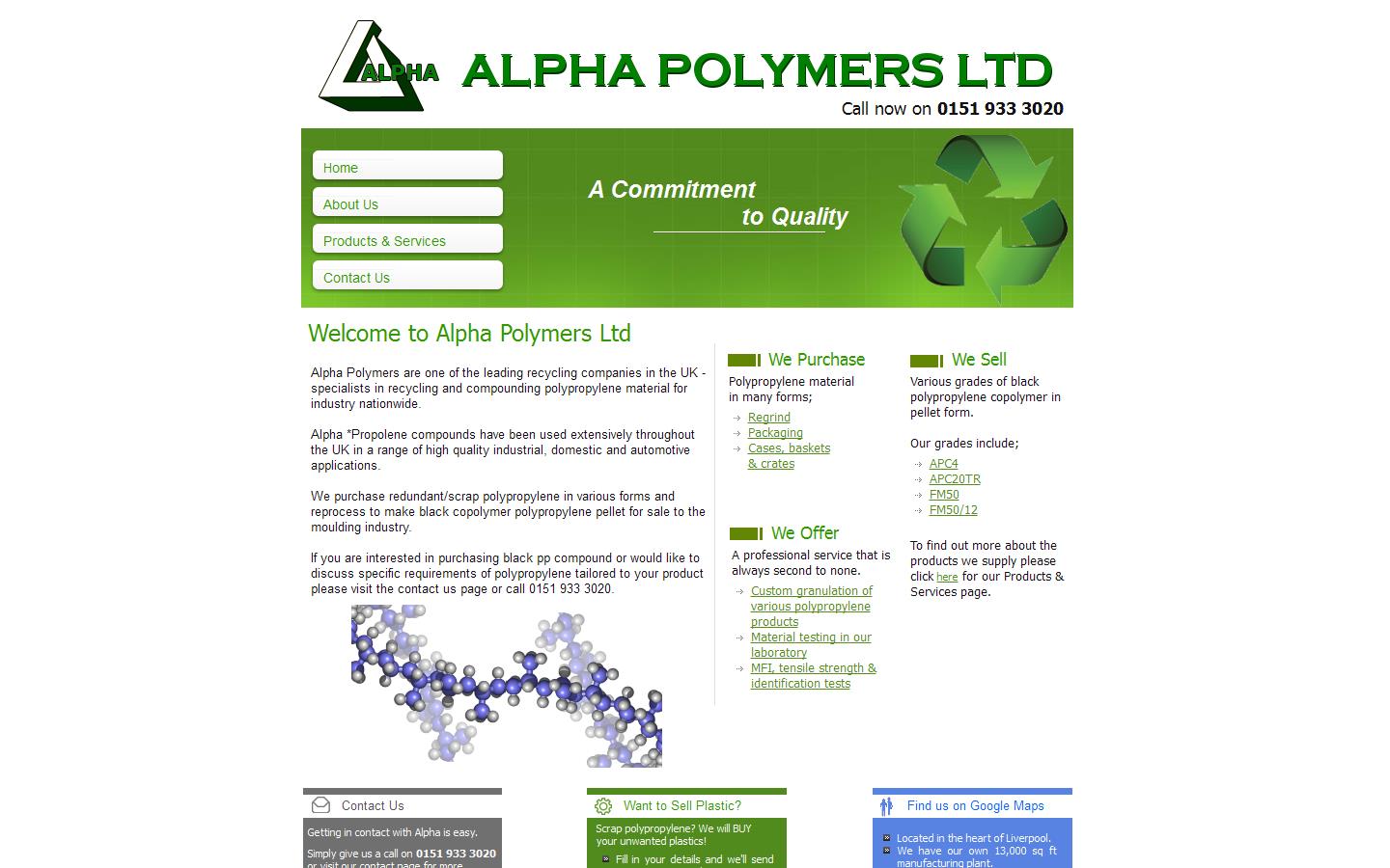 Alpha Polymers Ltd Website