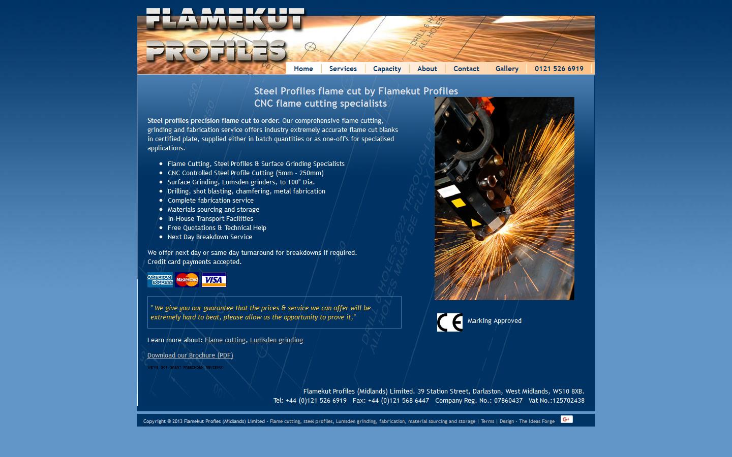 Flamekut Profiles Website