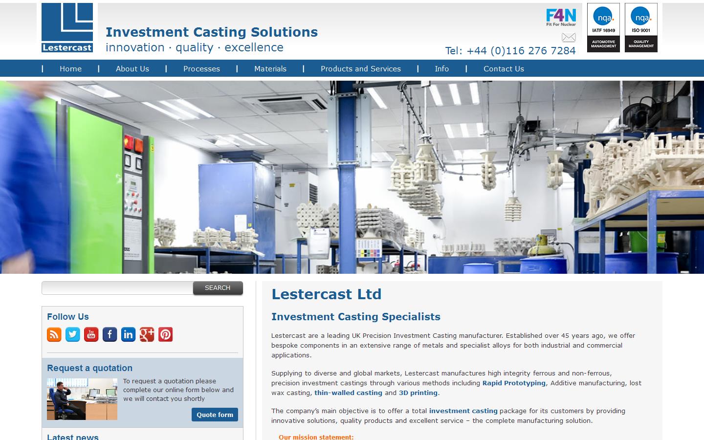 Lestercast Website