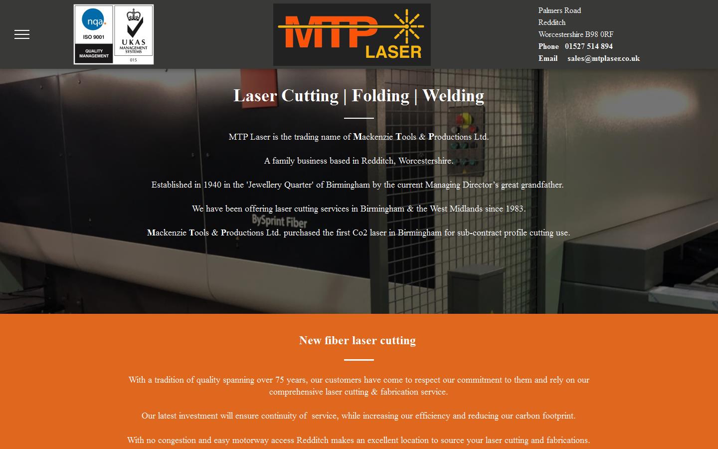 M T P Laser Website