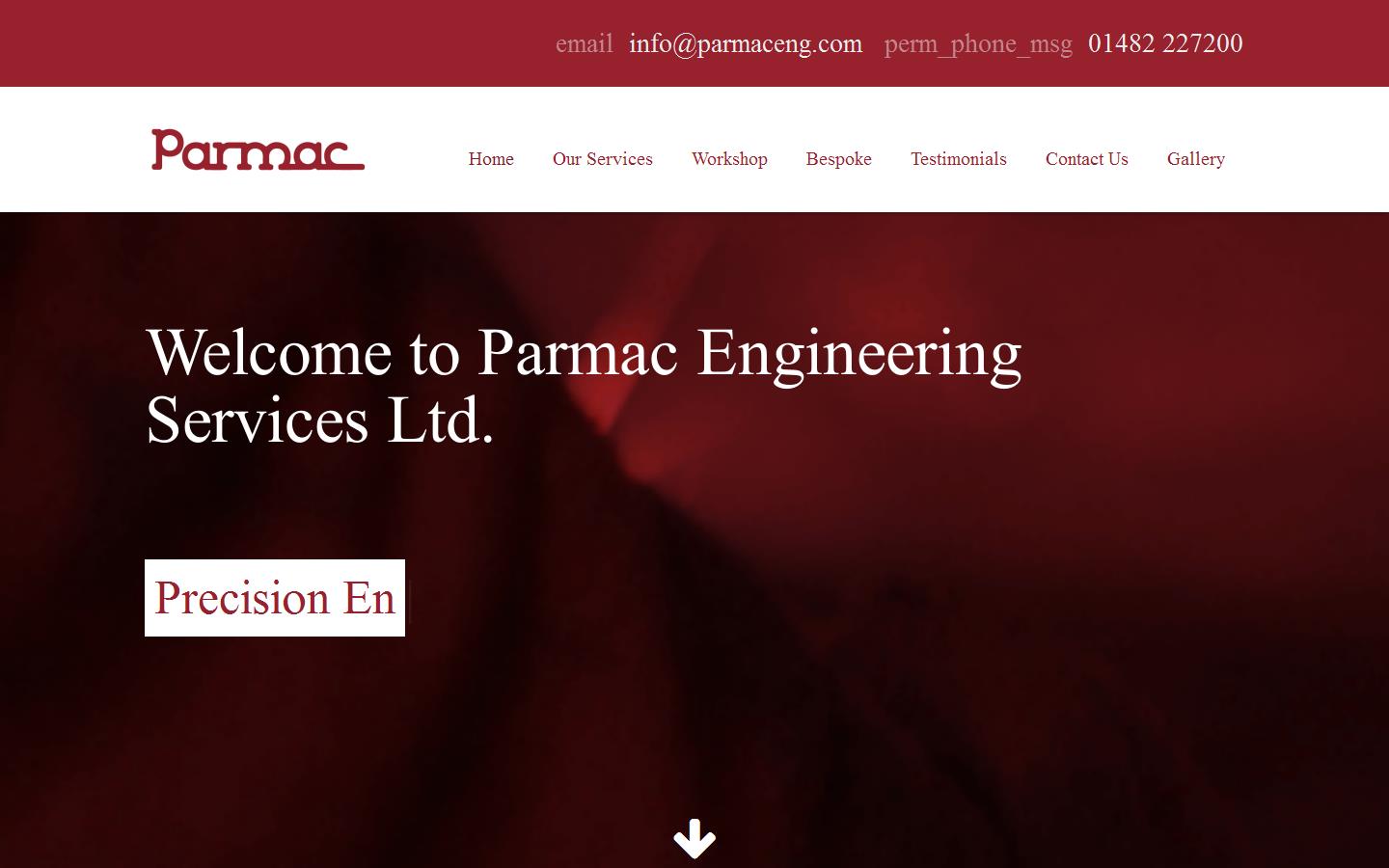 Parmac Engineering Services Ltd Website