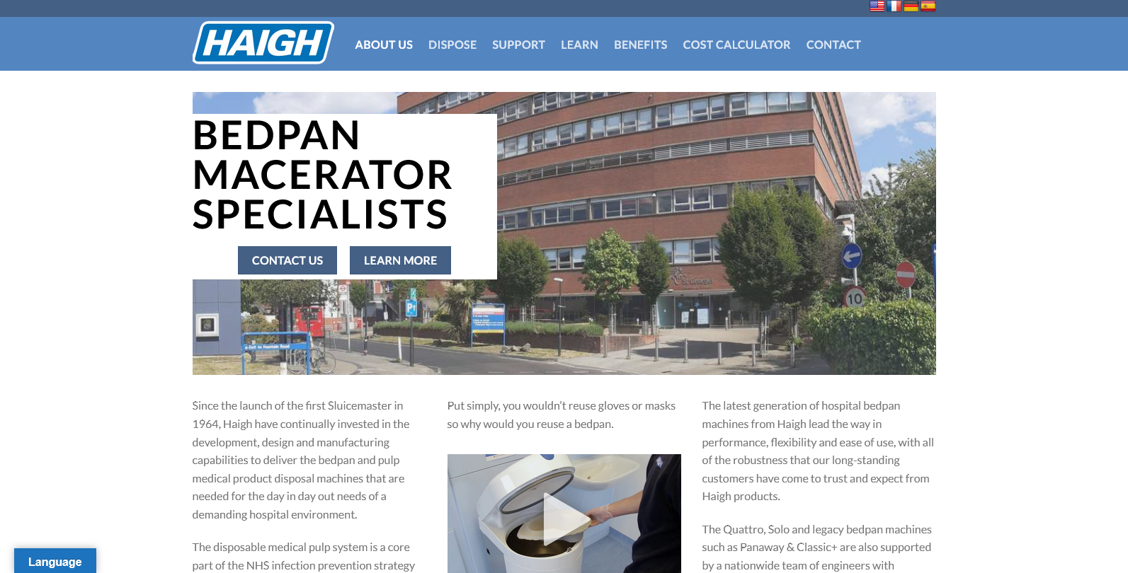 Haigh Engineering Website