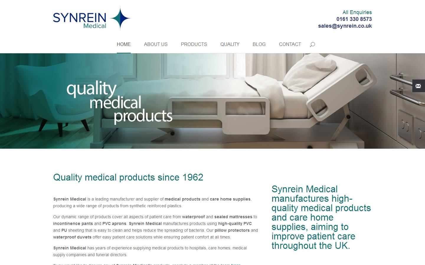 Synrein Medical Website