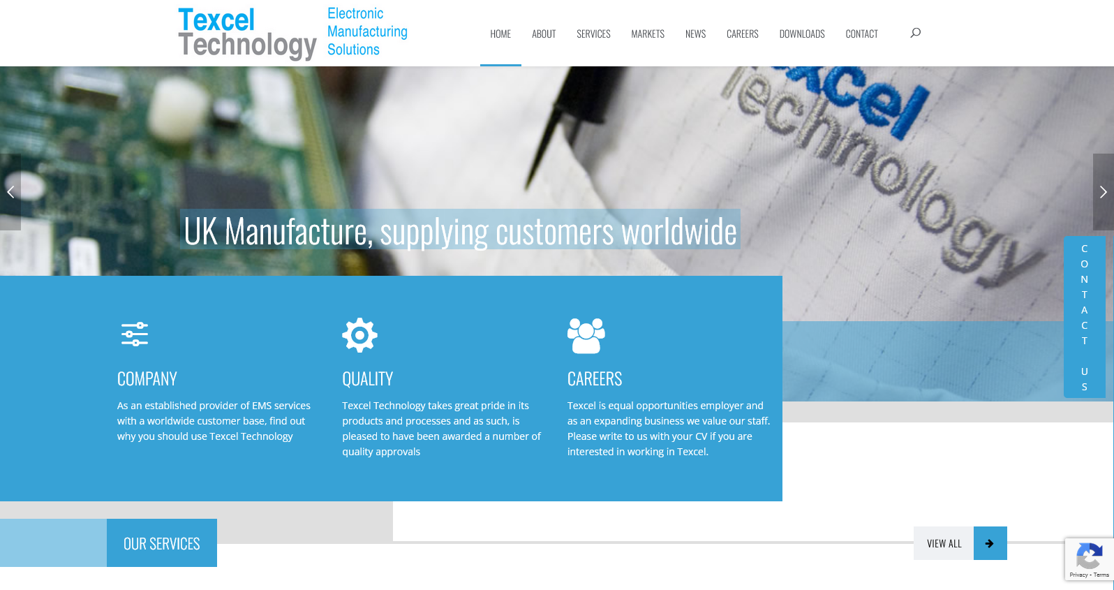 Texcel Technology Website