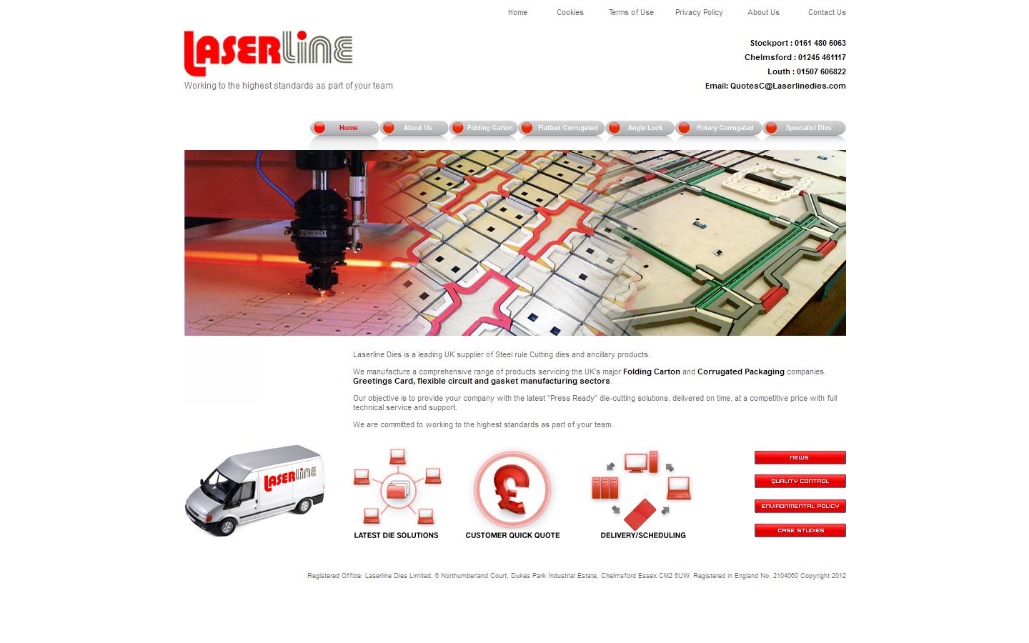 Laserline Dies Ltd Website