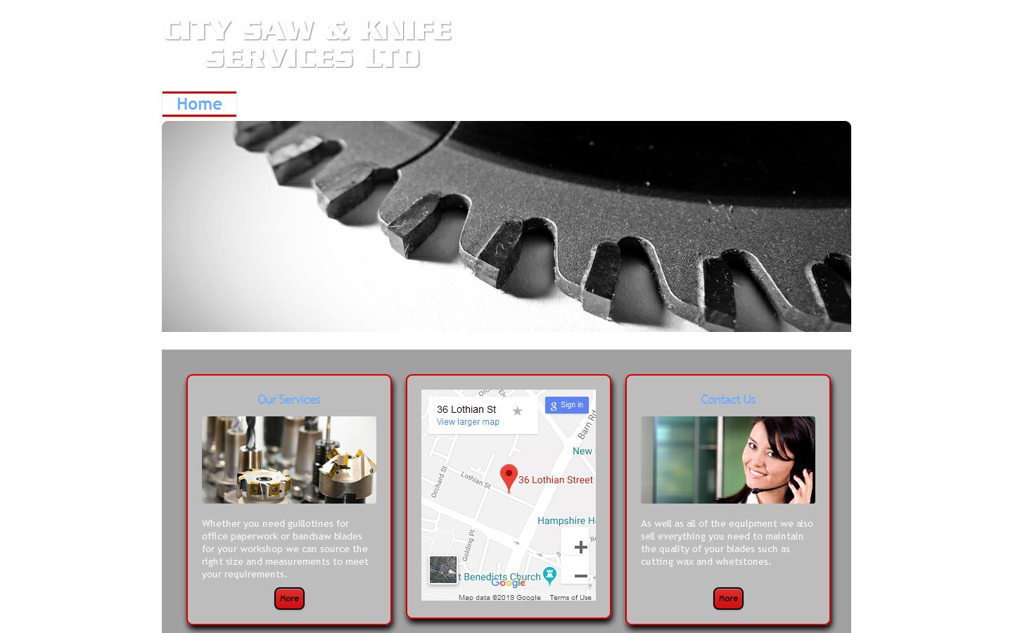 City Saw & Knife Services Ltd Website