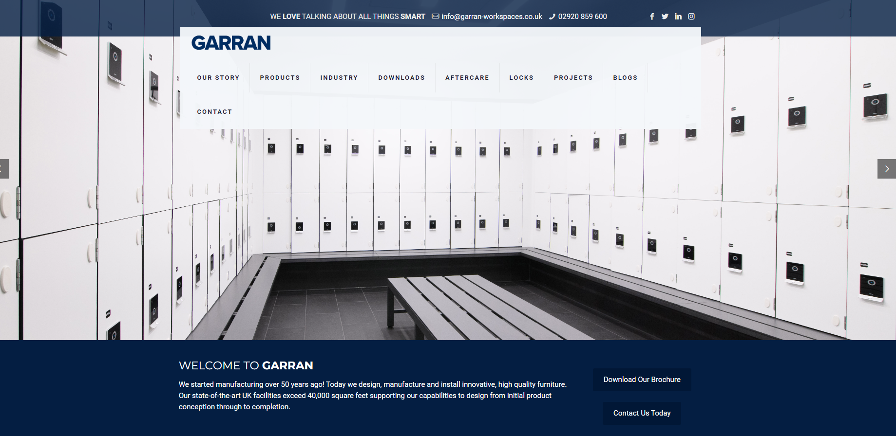 Garran Lockers Website