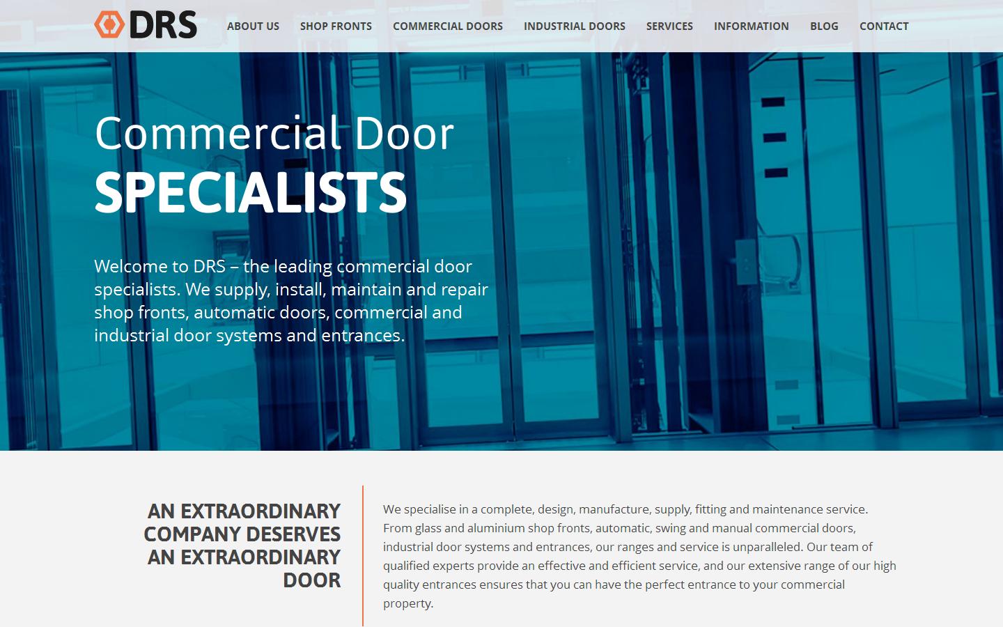 DRS Entrance Systems Ltd Website