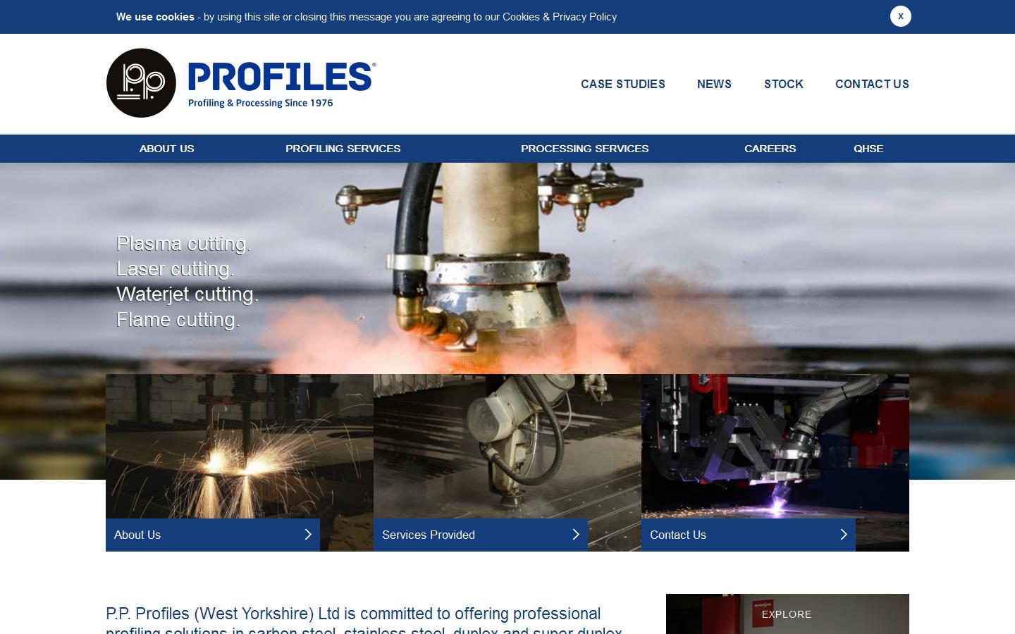 P P Profiles West Yorkshire Website