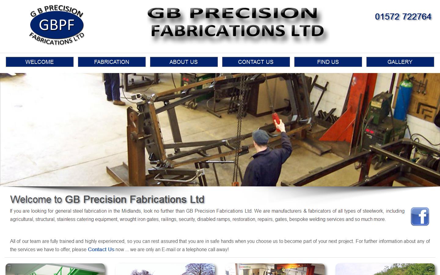 GB Precision Fabrications Ltd Website