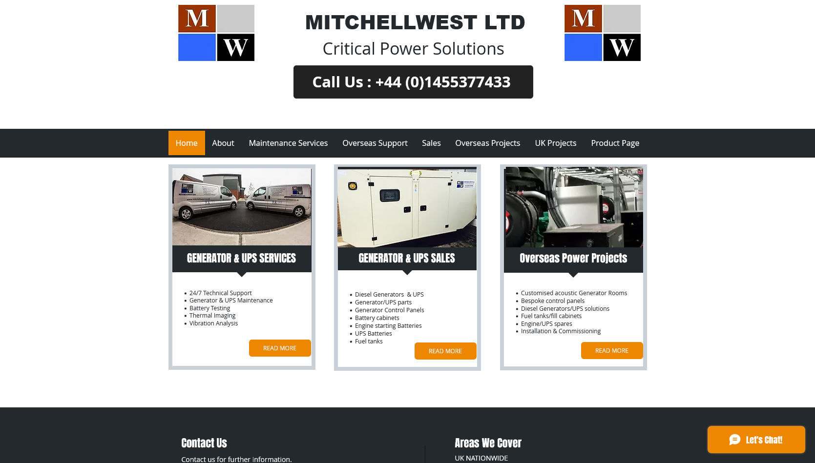 MitchellWest Ltd Website