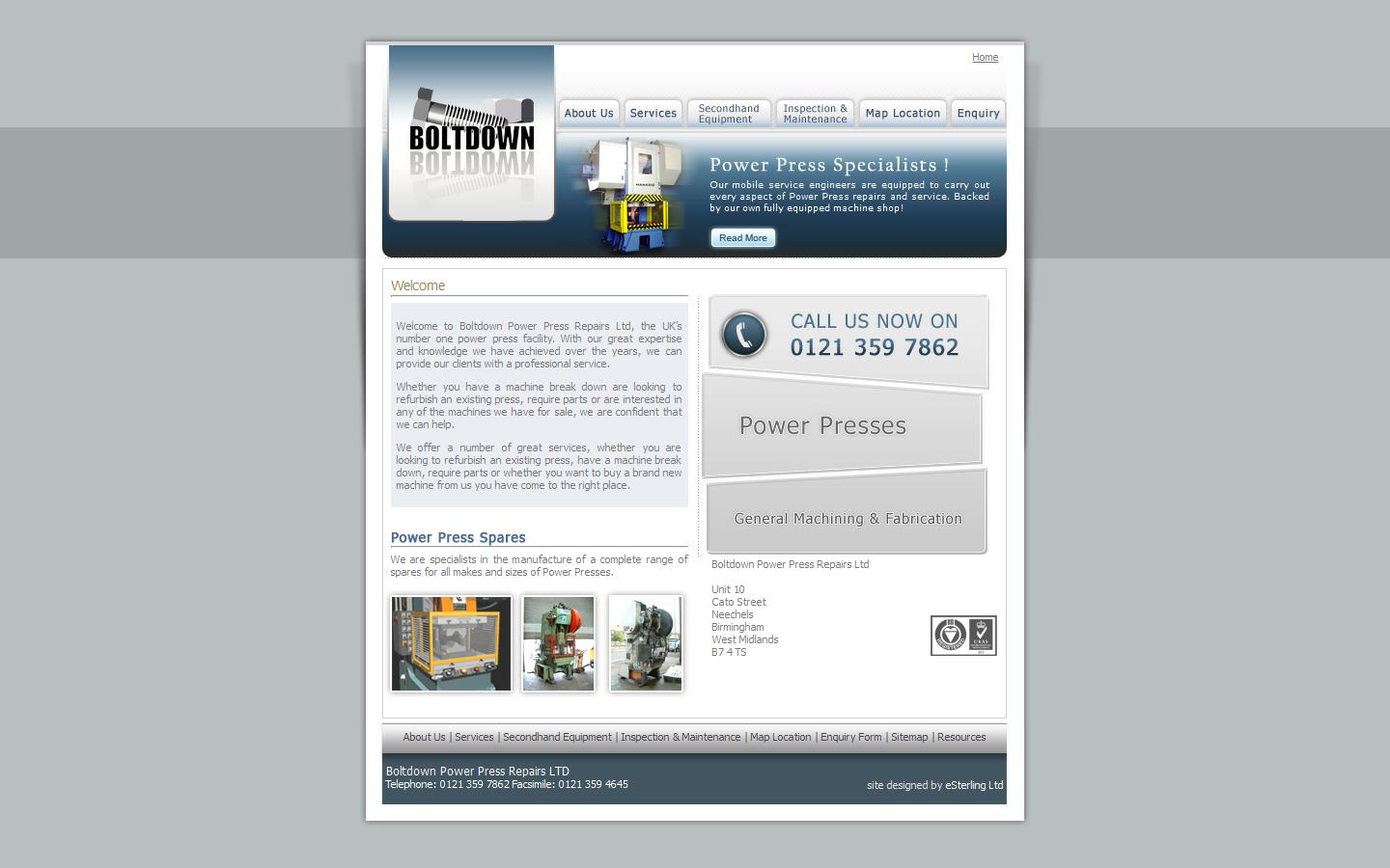 Boltdown Website