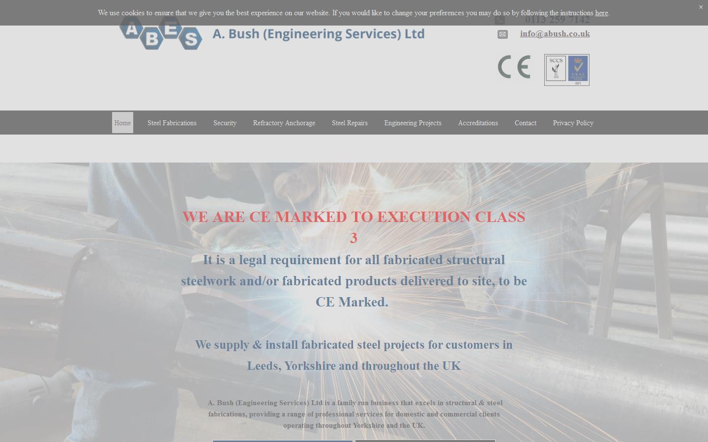 A Bush Engineering Services Ltd Website