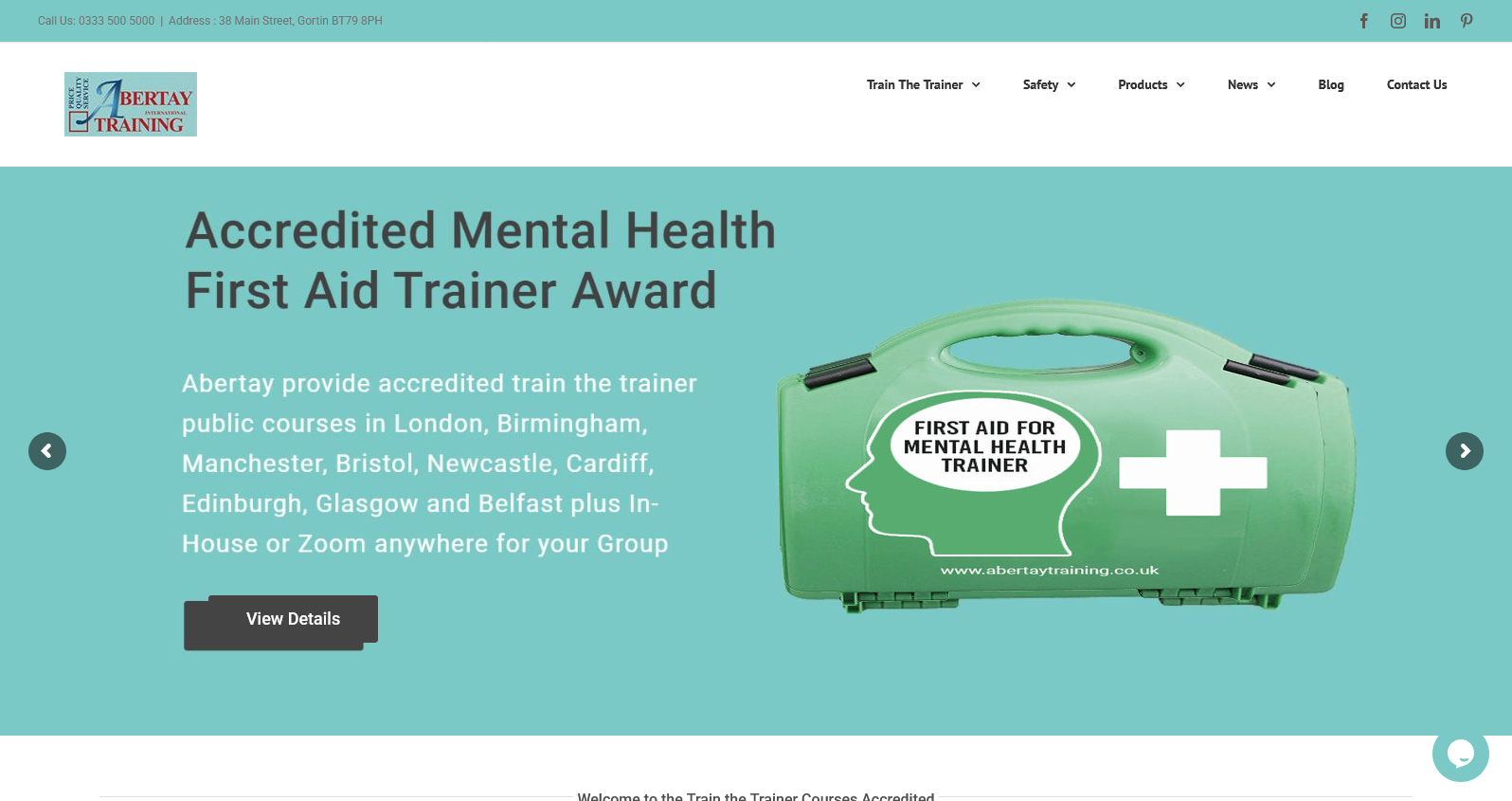 Abertay International Training Ltd Website