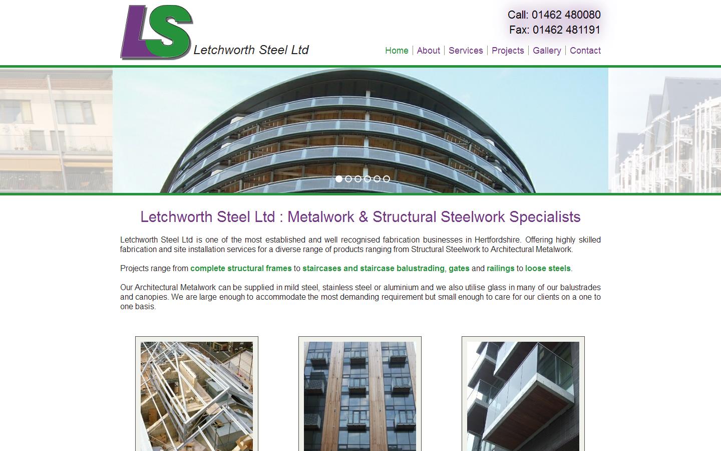 Letchworth Steel Ltd Website