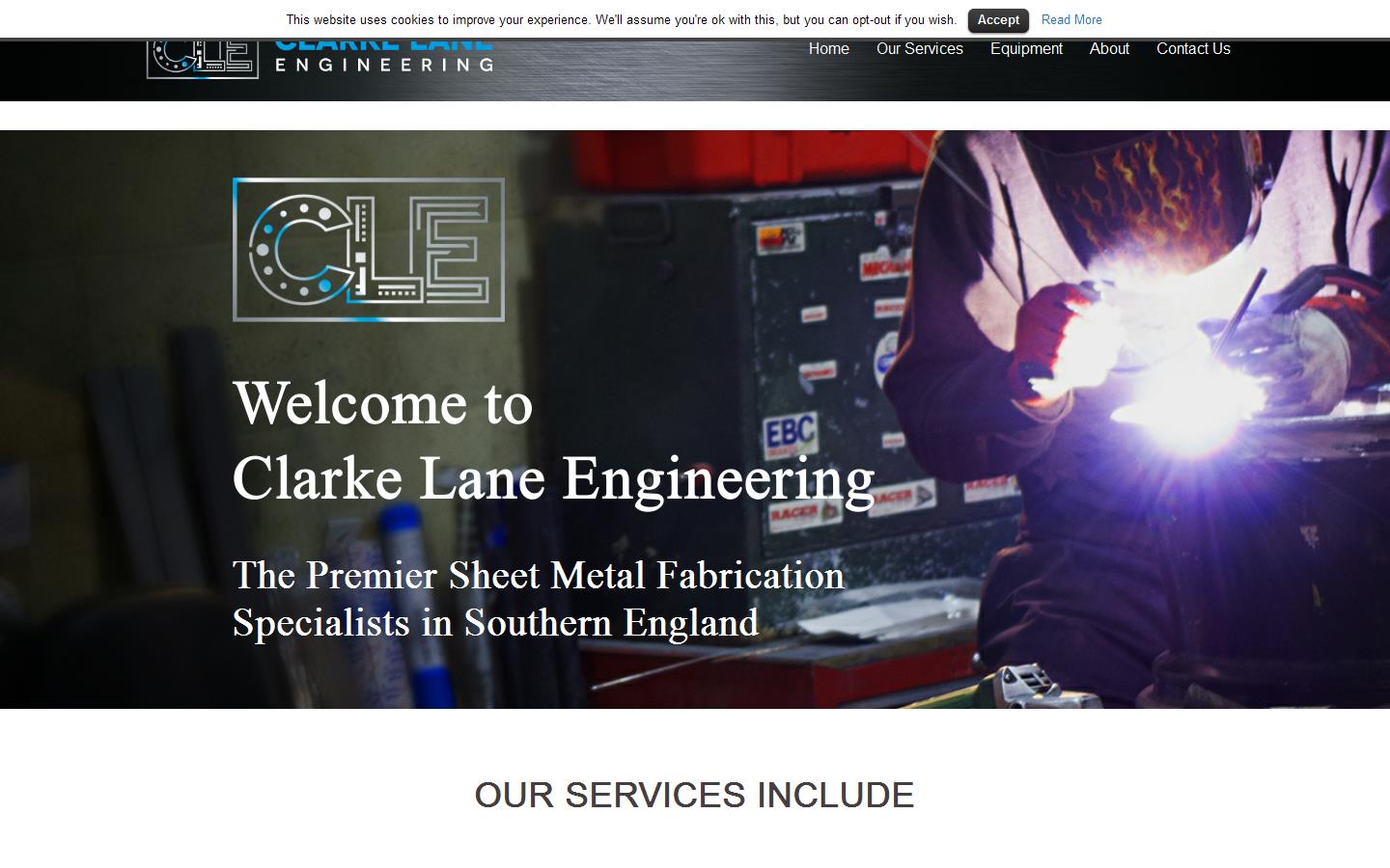 Clarke Lane Engineering Website